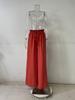 Euro-American Summer Wide-Leg High-Waisted Women's Culottes with Elastic Waistband