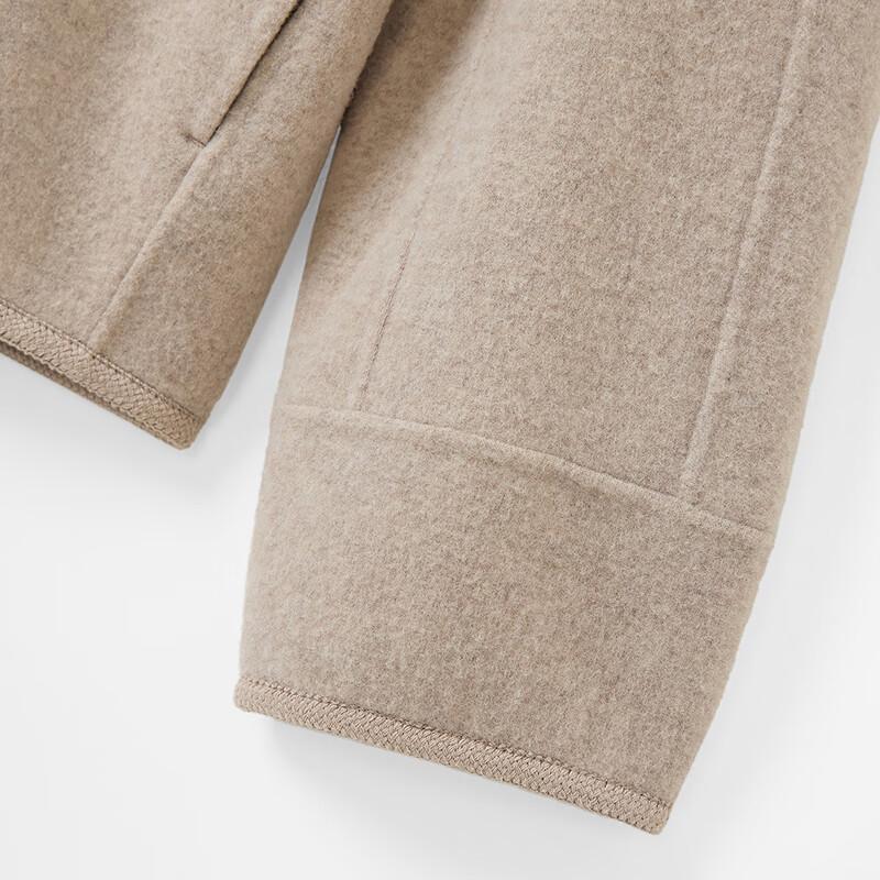 Women's Loose Fit Wool Blend Short Coat