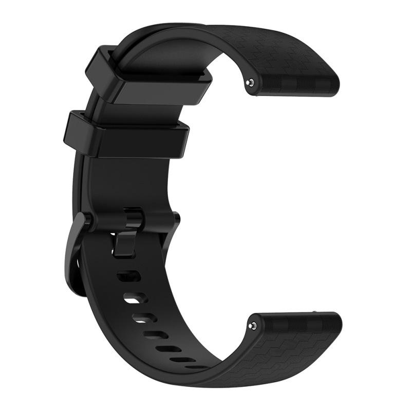 Hot! 20mm Silicone Watch Band Solid Color Carbon Fiber Pattern Soft Strap Compatible For Omega Smart