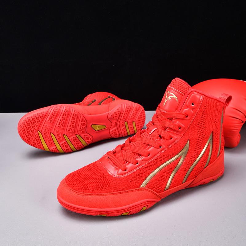 Luxury Boxing Shoes Men Lightweight Boxing Sneakers Comfortable Anti Slip Footwears for Wrestling