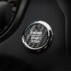 Black Carbon Fiber Start Button Sticker For Ford F-150 Mondeo Focus Edge Everest