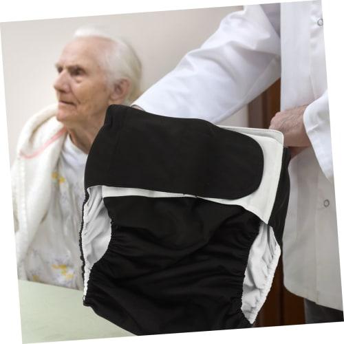 HAPINARY Washable Adult Diapers, Leak-Proof, Elderly Care, Breathable, Reusable, Unisex Diaper Pants for Home, Hospital, and Overnight Use