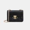 New Autumn and Winter Chain Bag Crossbody Bag Genuine Leather Women's Bag Diamond Lattice Bag Small Square Bag