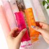 50Pcs Disposable Popsicle Bag with Funnel Leak-proof Zip Seals BPA-Free Freezer Tubes for Ice Pops Yogurt Juice Smoothies