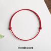 Benmingnian Red String Bracelet: Handmade Woven Rope with Lucky Beads for Infant Boys and Girls Anklet