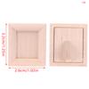 1Set 1:12 Dollhouse Miniature Photo Frame With Rear Cover Simulation Furniture Model Living Scene Decor Toy Doll House Accessories
