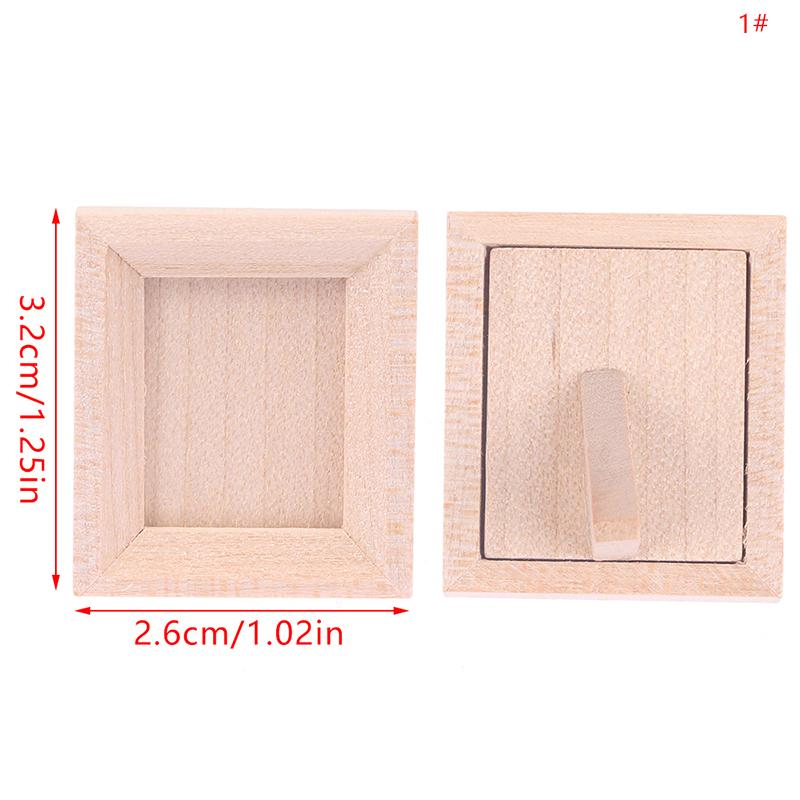 1Set 1:12 Dollhouse Miniature Photo Frame With Rear Cover Simulation Furniture Model Living Scene Decor Toy Doll House Accessories