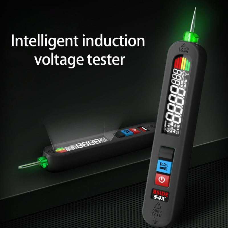 Electrical Tester Pen With Contact Contactless Voltages Detection And LED Flashlights For Professional Electricians