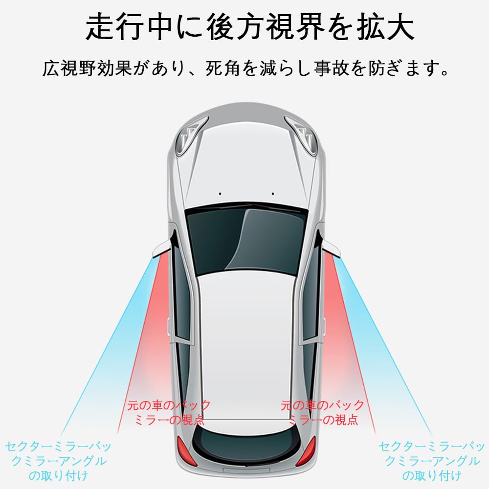 Auxiliary Side Blind Spot Elimination Rearview Adjustable Wide Field of Easy Type Mirror, Mirror, Mirror, 360-Degree Angle, View, Installation,