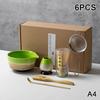 5/6Pcs Matcha Tea Set Bamboo Whisk Teaspoon Sieve Matcha Ceramic Bowl Matcha Whisk Japanese For Tea Lovers Tea-Making Tools