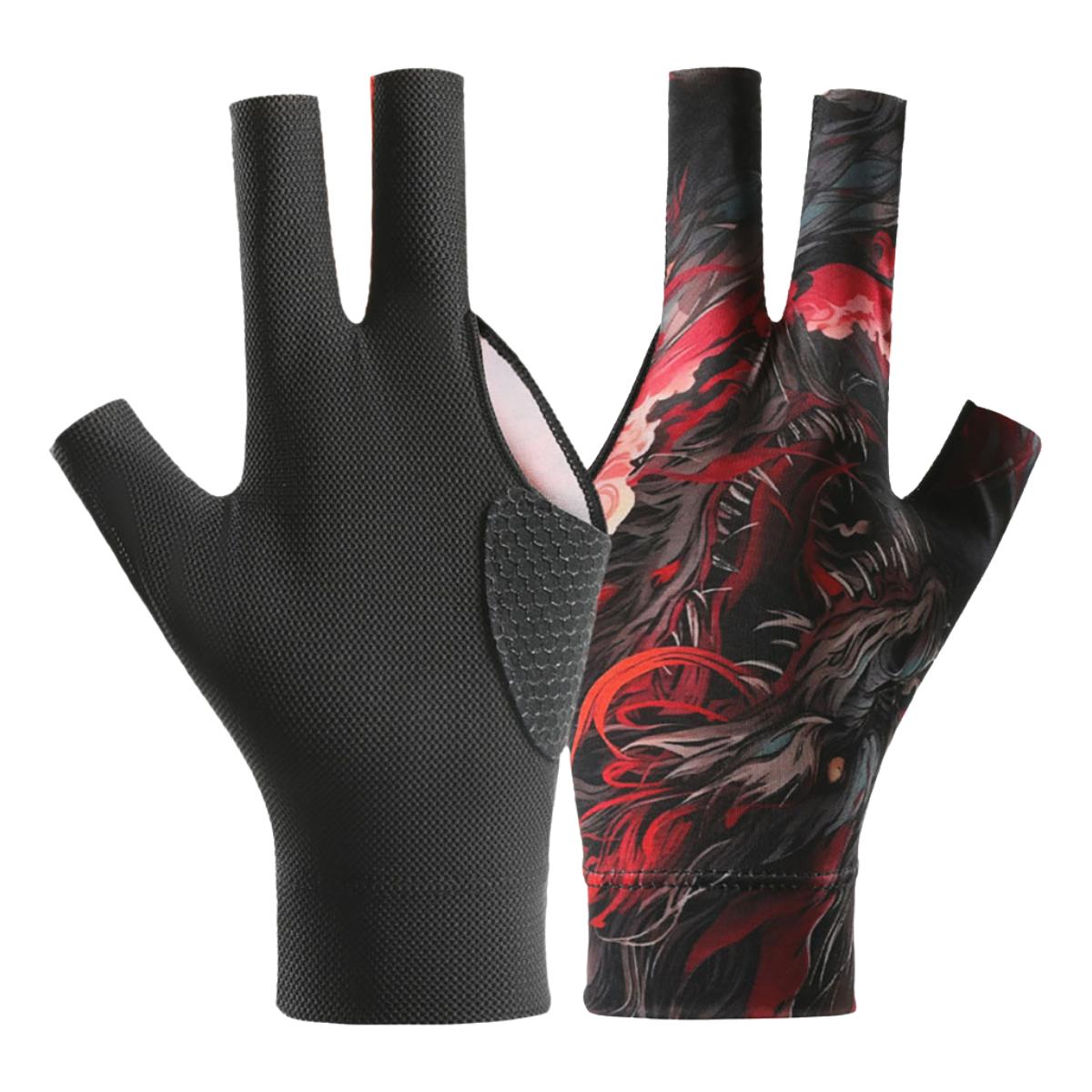 

Loogdeel 1 шт. Бильярдные перчатки Дышащие Гладкие Мягкие Силиконовые Высокая Эластичность Профессиональные Бильярдные Без пальцев Снукер Пул