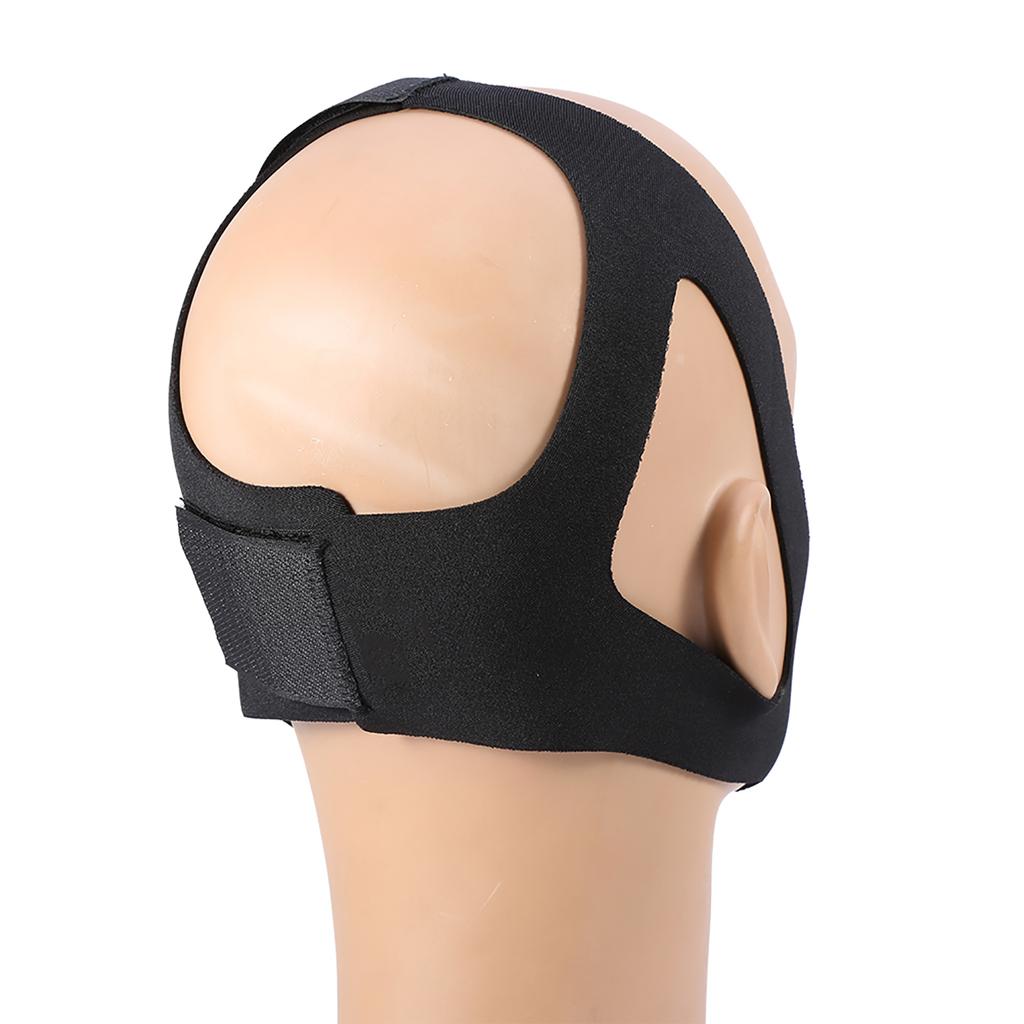 Chin Strap Anti Snore Belt Apnea Jaw Support Solution Sleep