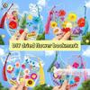 40/60Pcs DIY Handmade Transparent Dried Flower Bookmark Set Clear Bottle Shape Bookmarks For Collecting Dried Flowers Bookmarks