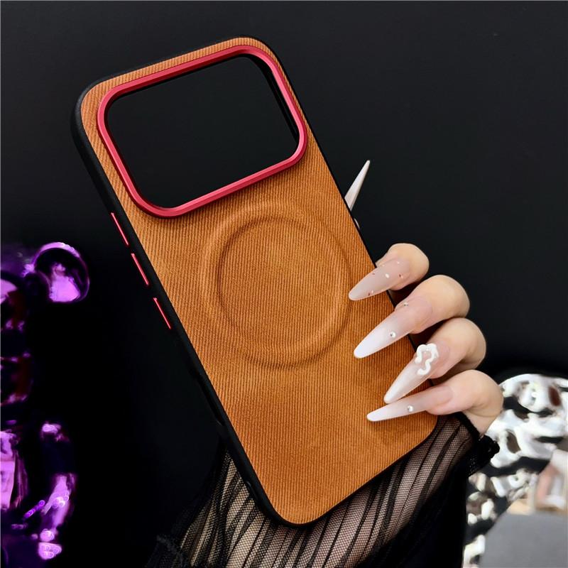 For Honor 600 Pro Case For MagSafe Magnetic PU Leather Silicone Phone Back Shell Metal Lens Frame Cover Shockproof Bumper