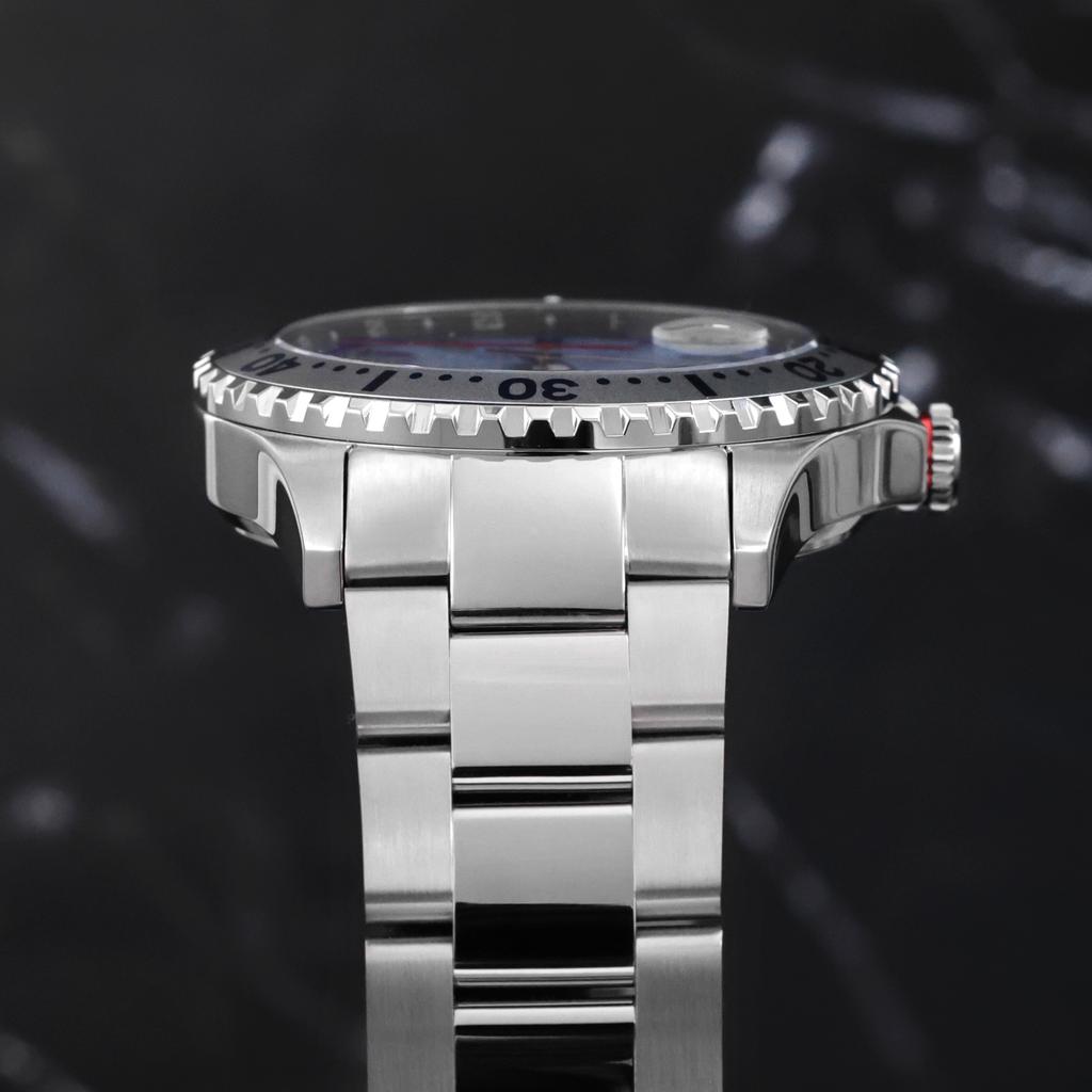 MOEMTON automatic mechanical man watches Sapphire glass luminous 100-meter water-resistant diving watches for man