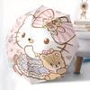 Hello Kitty,Cute Automatic Folding Umbrella-Simple 8-Rib Design, Bright Cartoon Pattern, Durable Iron Frame, Suitable For Travel, Outdoor, B