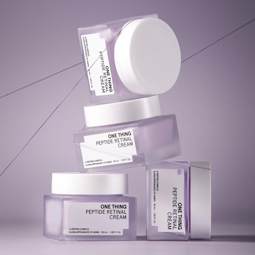ONE THING Peptide Retinal Cream 55ml For dry and sensitive this retinal cream improves and It also improves skin and fine slowing down Korean skin,