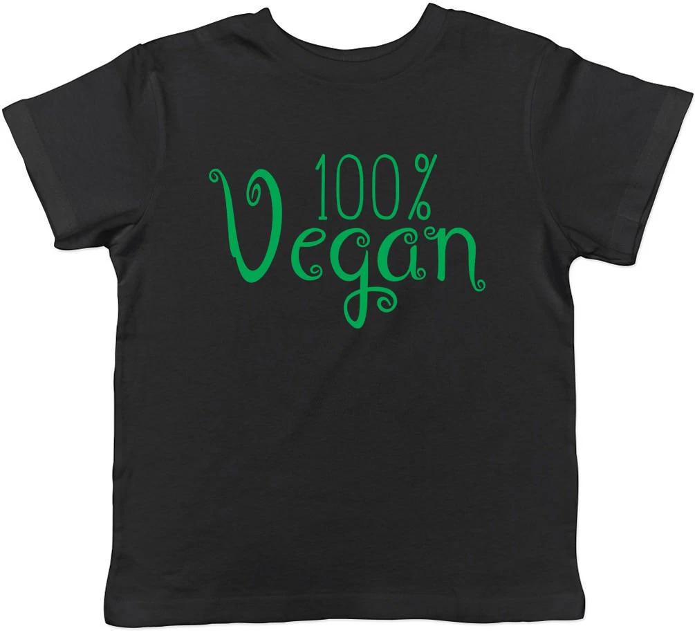 100% Vegan Vegetarian Childrens Kids Boys Girls Tee T-shirt 100