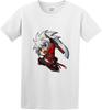 Men's Round Neck T-Shirt Blazblue 6 Pure Cotton Is More Hygroscopic White