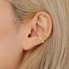Bobisty 3PCS Ear Cuff Non-Piercing Earrings for Women Cute Clip-On Cartilage Earring 14K Gold Plated Dainty Fake Piercing Earing
