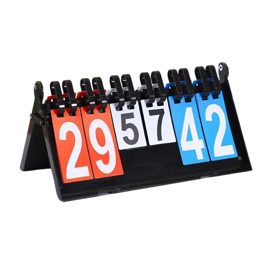 Tabletop Scoring Board Portable Tabletop Scoreboard Flipper MultiSports Score Flip Scoreboard Easy Flip Score Keeper