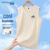 Jeanswest Men's Pure Cotton Breathable Sleeveless Vest