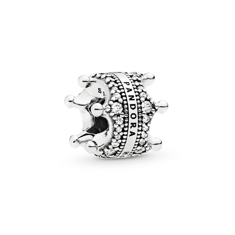 Pandora Crown gem setting 925 silver accessories women s silver 797139CZ