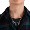 Coole Hip Hop Damen Choker Bib Kette Anhänger Halsketten mit dem Buchstaben "Hellboy"