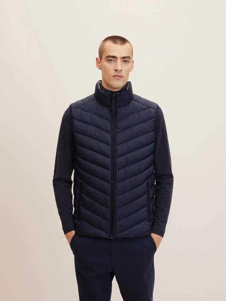 Зимняя куртка Tom Tailor Quilted Vest (1031473) небесно-капитанский синий