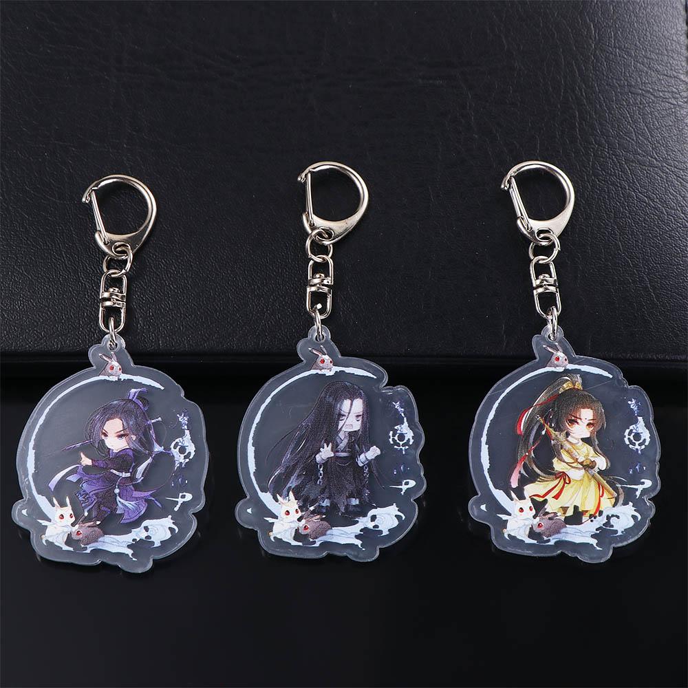 Wuxian Acrylic Grandmaster of Demonic Bag Pendant Mo Dao Zu Shi Keychain Key Ring Holder Key Rings
