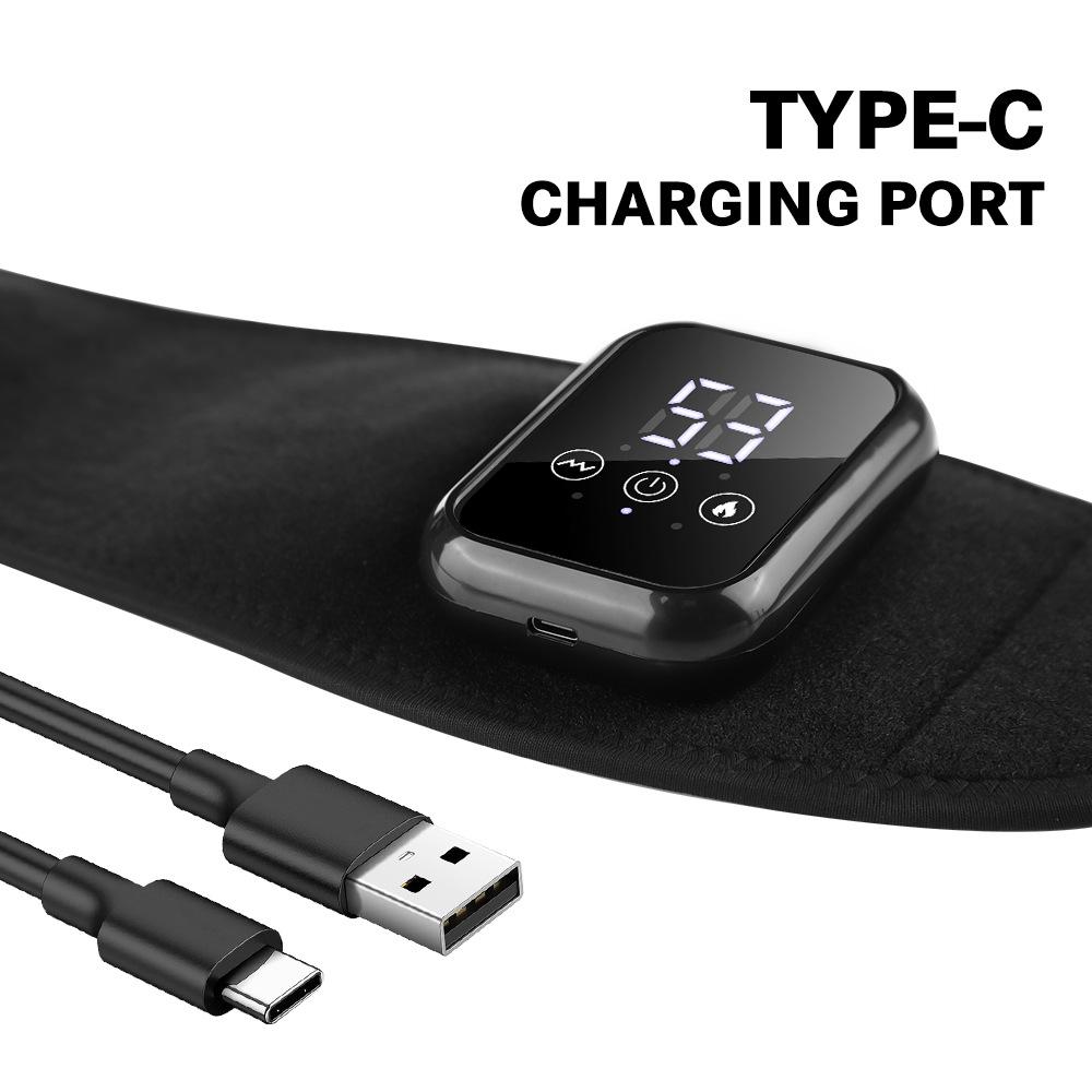 Electric Heating & Vibration Wrist Support Massager with Hot Compress