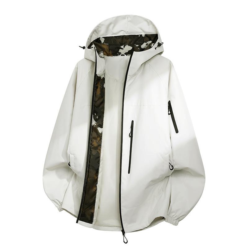 

Новая осенняя уличная горная функциональная куртка Куртка Мужская Красивая Свободная Куртка с капюшоном M