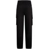 Calvin Klein Letter Embroidered Cargo Pocket Elastic Waist Cuffed Casual Pants Men bottoms Space-Black J325561