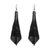 Fashion Earrings Metal Sequins Tassel Earrings Creative Square Geometric Long Earrings