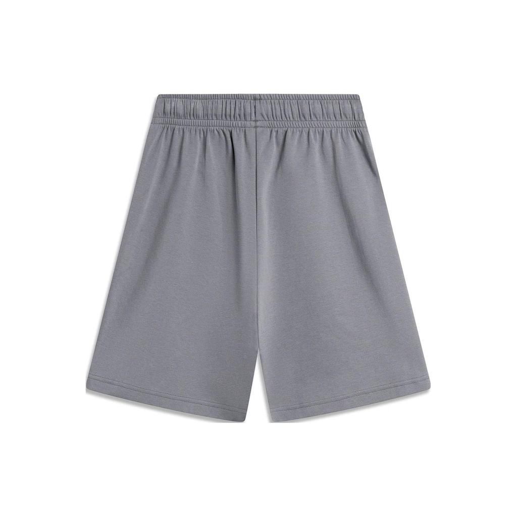 Li-Ning Wade Series Letter Print Ice Feel Loose Casual Shorts Men shorts Shadow-Gray AKSU371-1