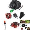 Versatile Micro Drip Water Irrigation Kit Set With Adjustable Drippers And Hose For Gardens
