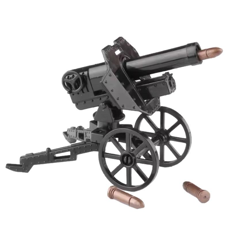 WWII Military Soviet German Cannon Building Block Set Soldier Vehicles Artillery Bunker Figure Weapon Accessories Toy Boy Gift Present K038
