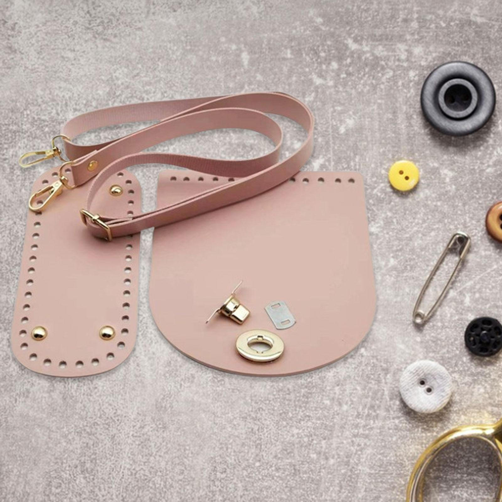 

Дно сумки для вязания крючком DIY аксессуары сумка-тоут плечевые части розовый