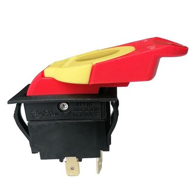 KEDU HY18 Pushbutton Switches for Lathe Bipolar Single Throw 4Pins 125/250V 2NO