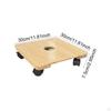 Potted Plant Stand with Wheels Durability Versatile Indoor Outdoor Practical Heavy Duty Casters
