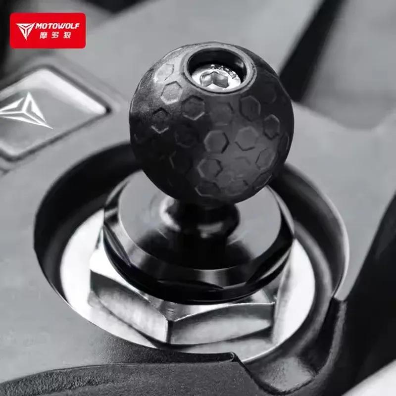 Motorbike Outdoor Riding Modified Accessories Mobile Phone Sports Camera Mount Adapter Ball Head Aluminium Alloy Fork Ball Head
