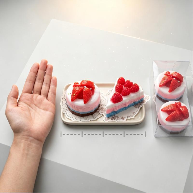 Soft Food Shaped Squeeze Toy Cute Strawberry Mousse Cake Design Stress Relief Toy for Desk Decor Relaxation Use