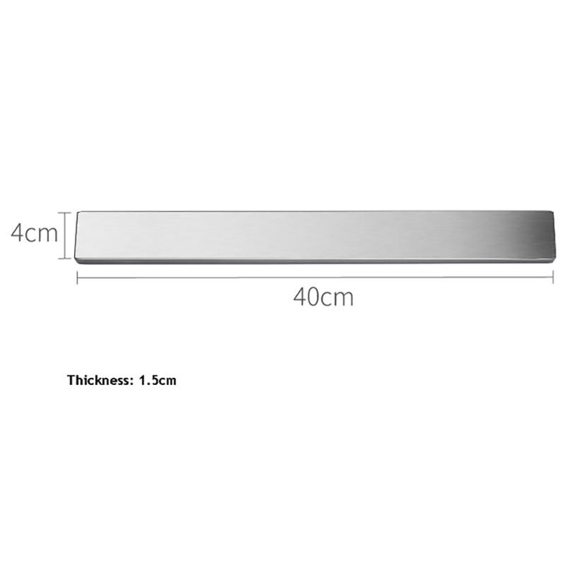 Professional Magnetic Knife Strip Stainless Steel Magnetic Knife Holder Rack Kitchen Knife Bar 30 40 50 cm Kitchen Accessories