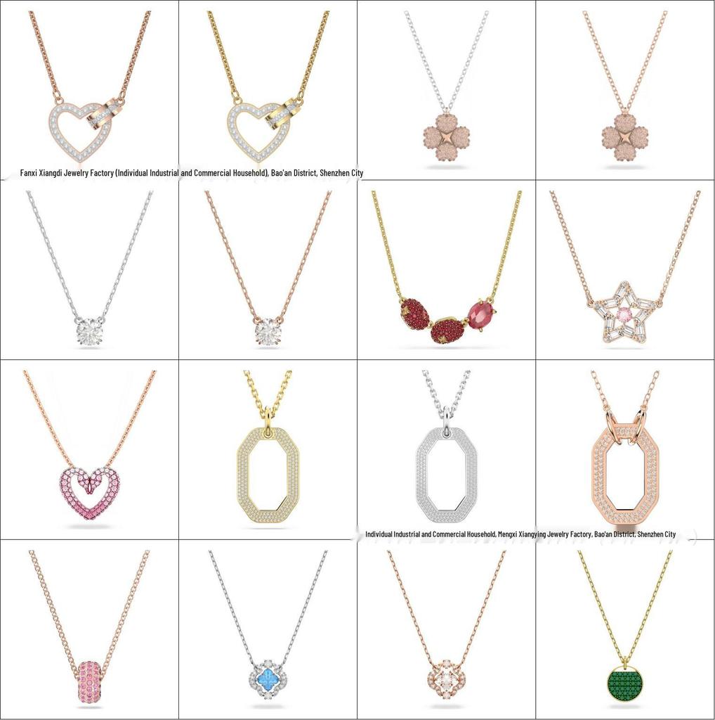 Idyllia Flower Dopamine Jewelry Set: Necklace, Bracelet, Earrings, Ring with Austria Crystals