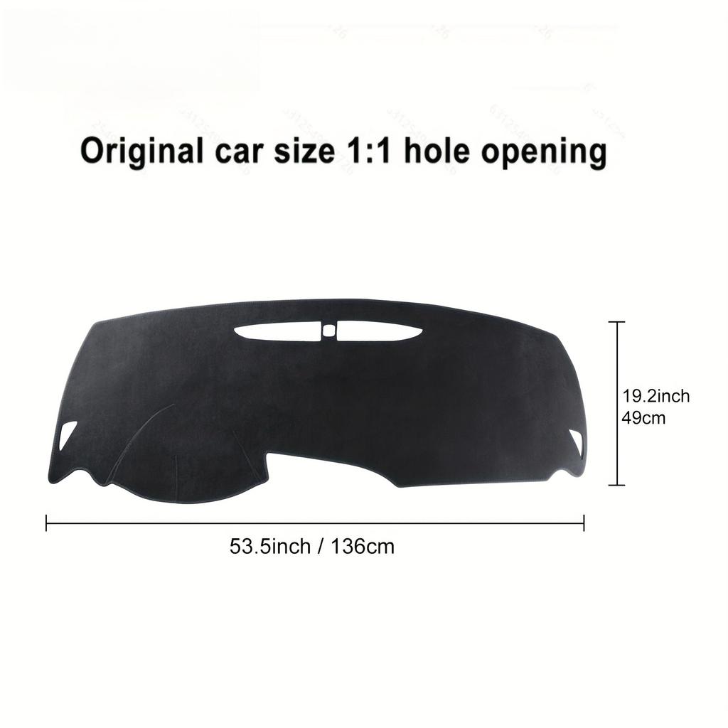 Für Seat Leon MK2 2005-2012 Auto Sonnenschutzmatte Samt Staubschutz Plüsch Sonnenschutz Armaturenbrett Abdeckung Matte Rutschfest Innenzubehör