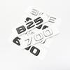 EEBVB1 Black Silve Letters B25 30E 900 850 800 700 ABS Emblem for Mercedes Benz Brabus E W212 W213 Car Trunk Badge Logo Sticker