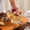 Coppetta da Dessert in Vetro Nordic con Petali Goffrati