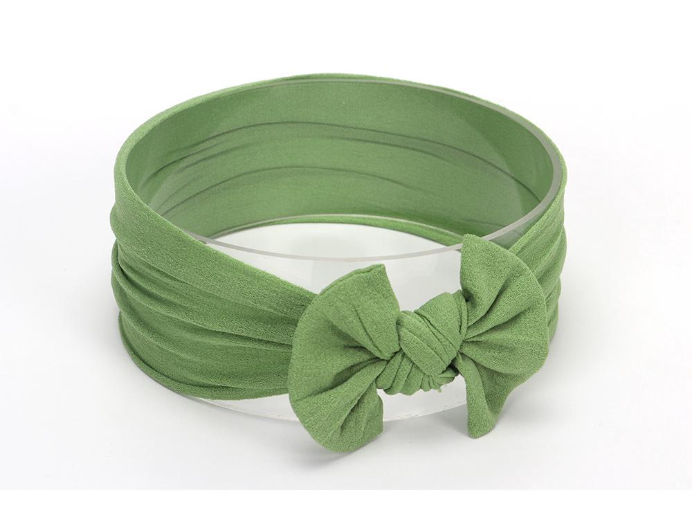 Avrupa ve Amerika Bebek Kız Fiyonklu Saç Bandı - 2021 Naylon Koleksiyonu