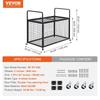 Rolling Sports Ball Storage Cart, Lockable Basketball Cage with Double Lids, Sport Equipment Holder Organizer for Indoor Outdoor, Steel Storage Rack
