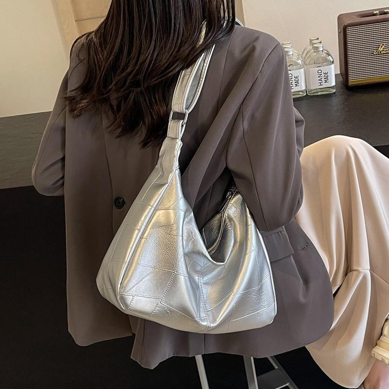 Chic Large Capacity Pu Tote Bag For Women Stylish Spring Summer Must-have Handbag